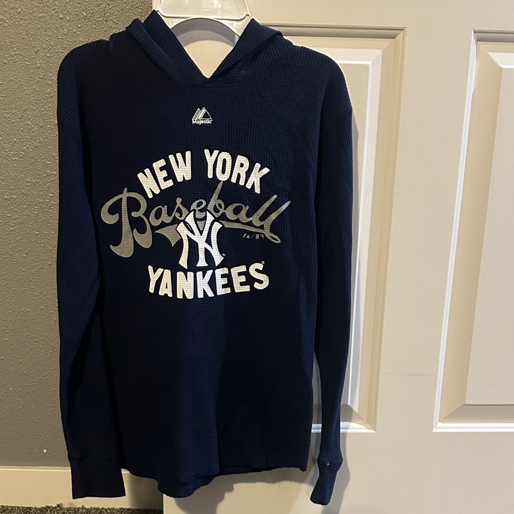New York Yankees A. Rizzo Navy Thermal Long Sleeve Shirt